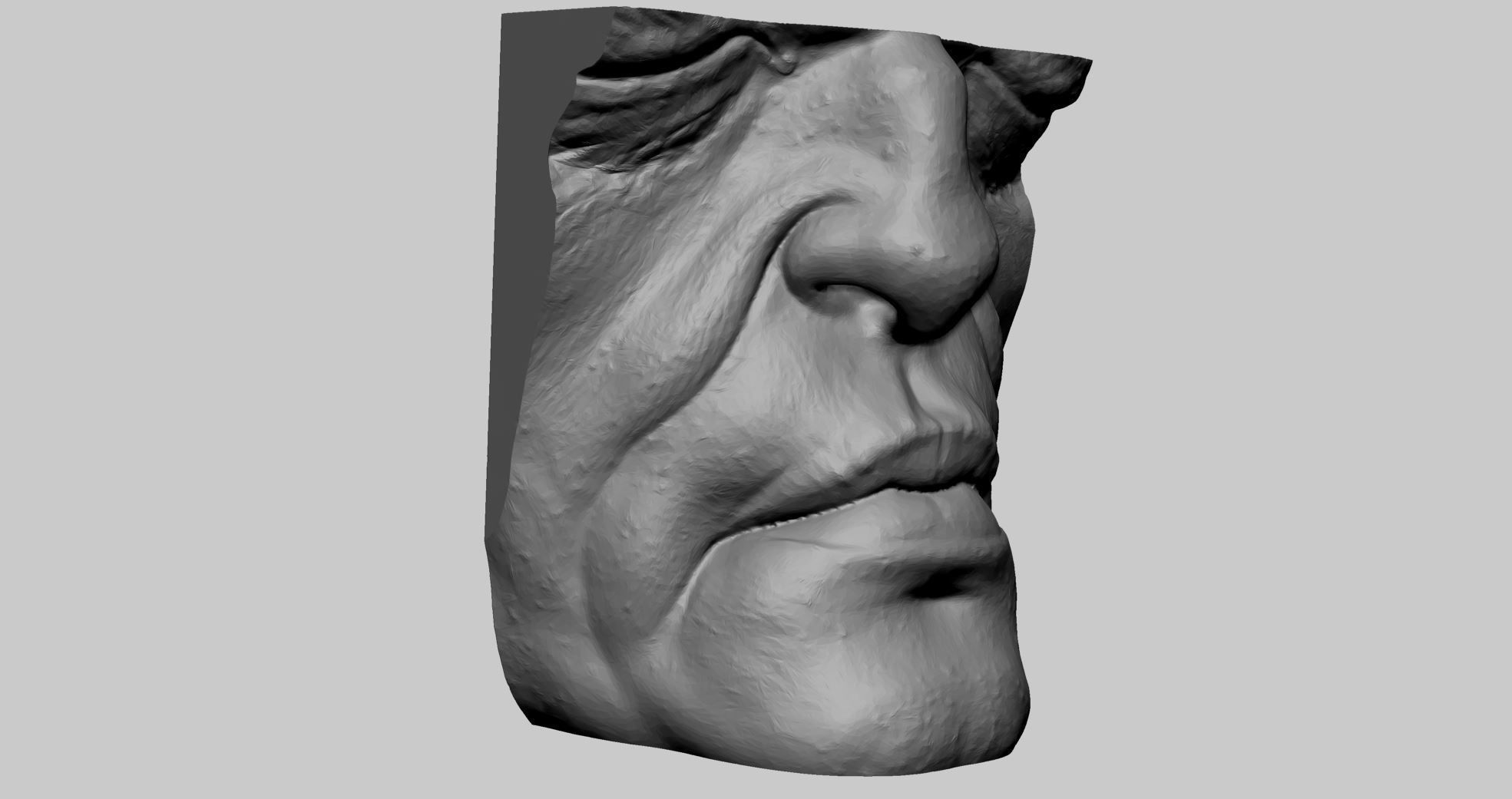 Creature Lip Nose 3D model_1