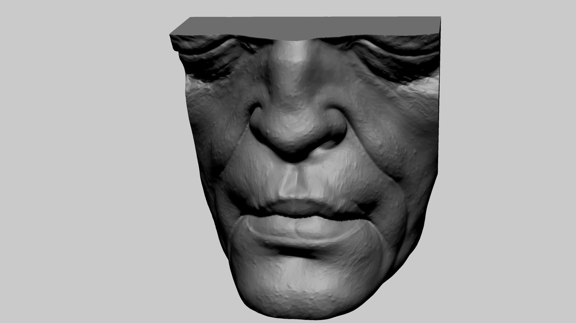Creature Lip Nose 3D model_3