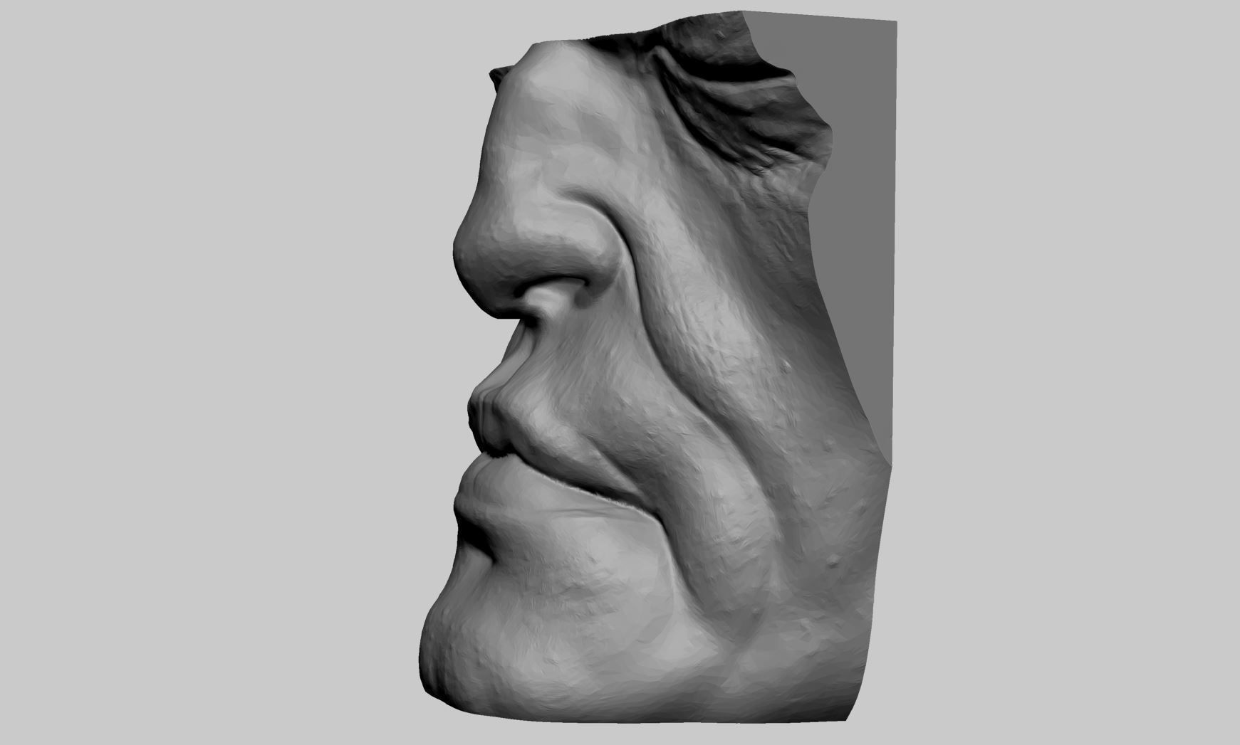 Creature Lip Nose 3D model_2