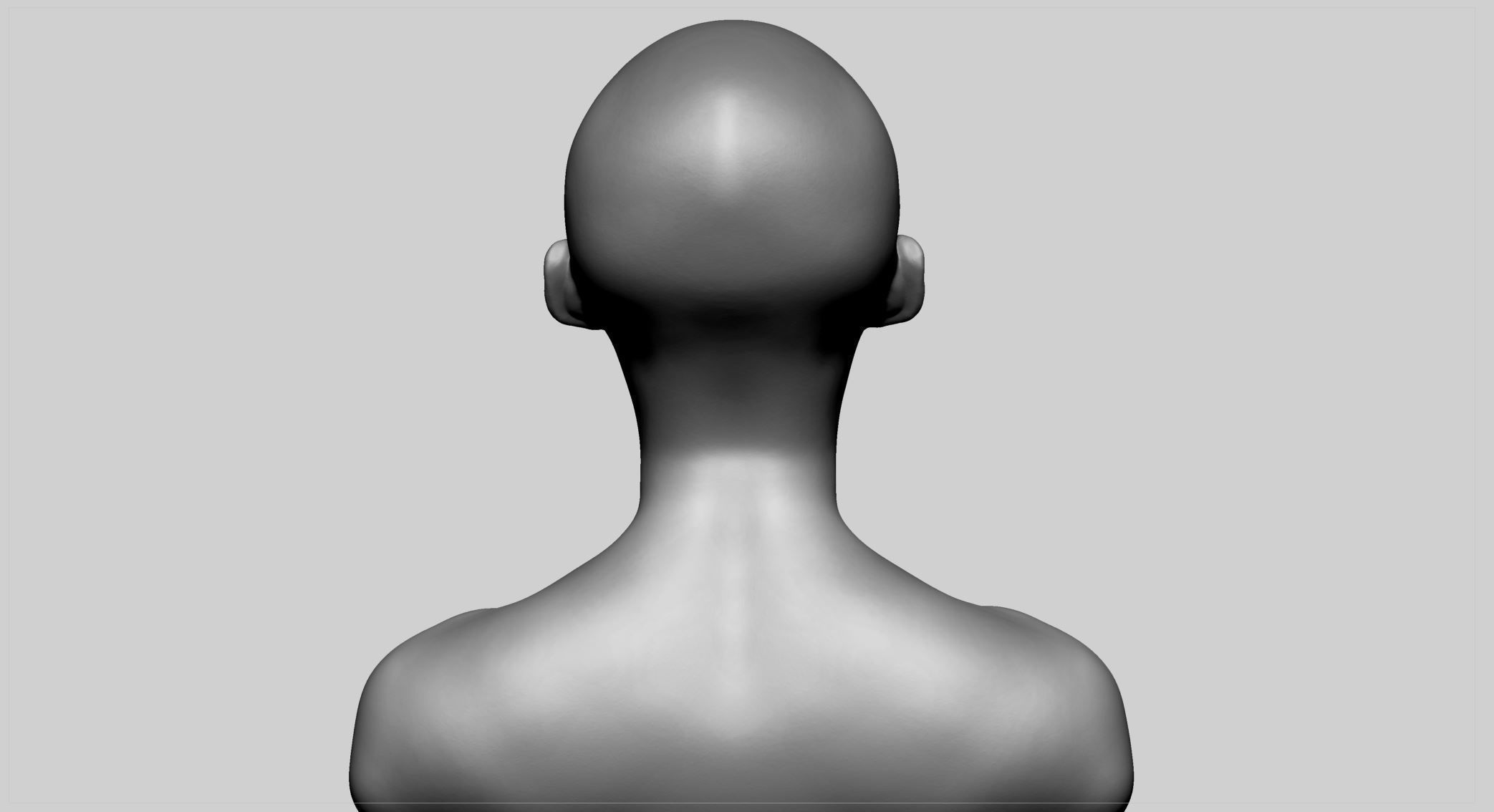 Female Head v10 3D model_6