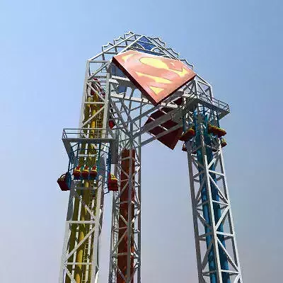 Tower of Power Theme Park Ride 3D model