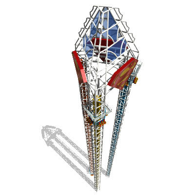 Tower of Power Theme Park Ride 3D model_2