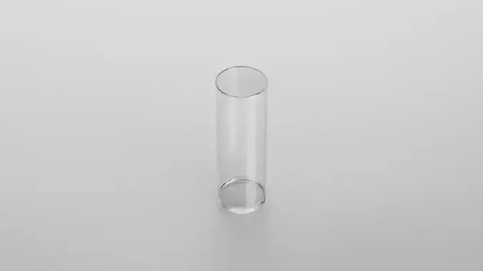 Collins glass Low-poly 3D model