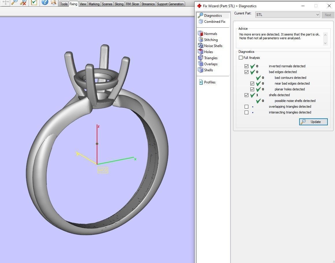 Twisted Engagement Solitaire Ring 3D CAD Design-O11031 3D print model_11