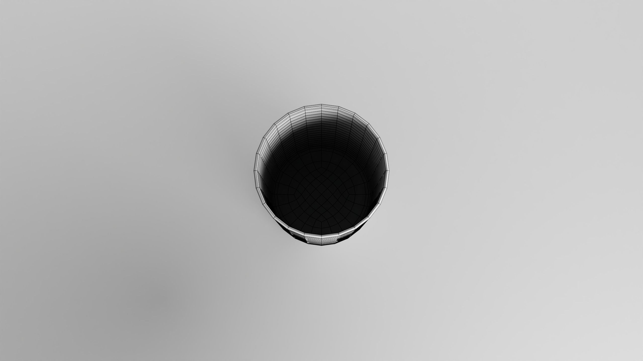 Highball glass Low-poly 3D model_14