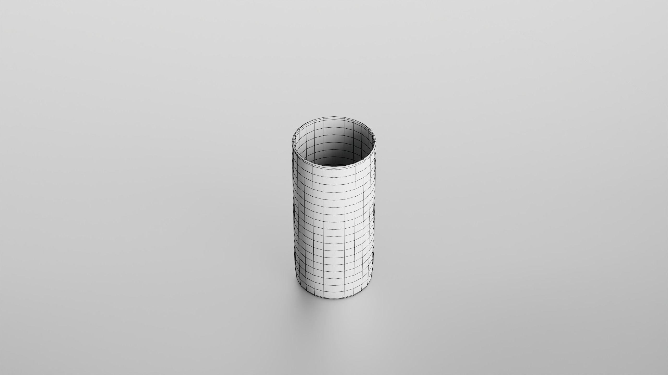 Highball glass Low-poly 3D model_11