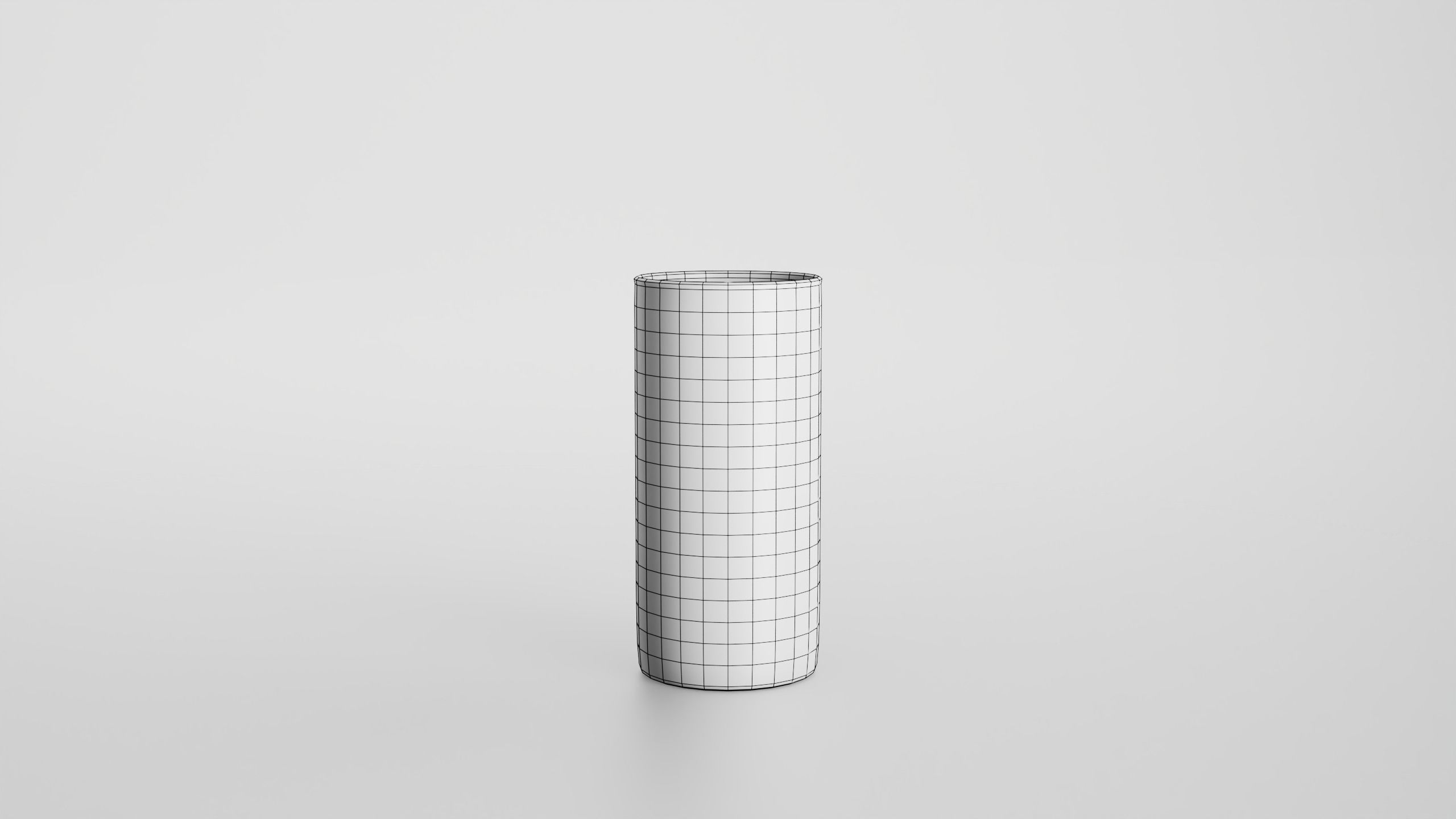 Highball glass Low-poly 3D model_12