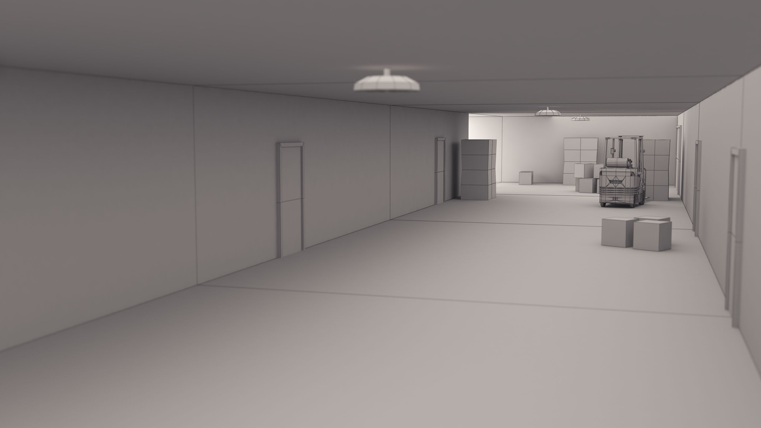 Factory Complex - Scene Low-poly 3D model_11