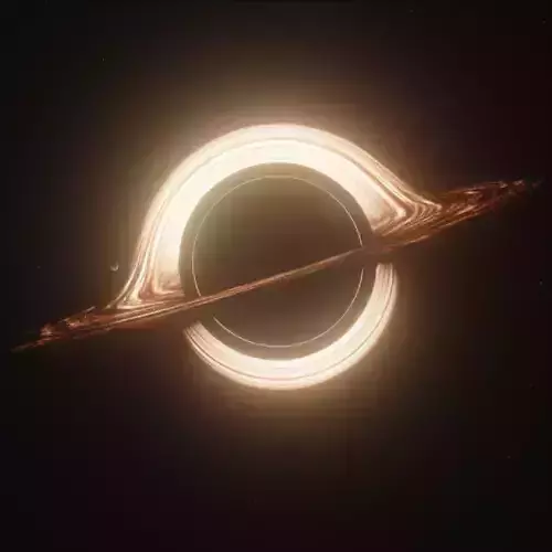 Interstellar Black Hole Animated 3D model