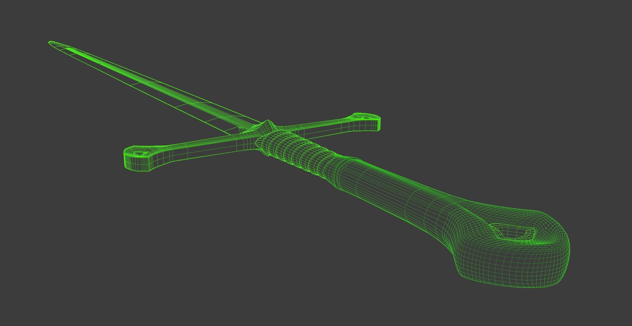 Anduril sword 3D model_4