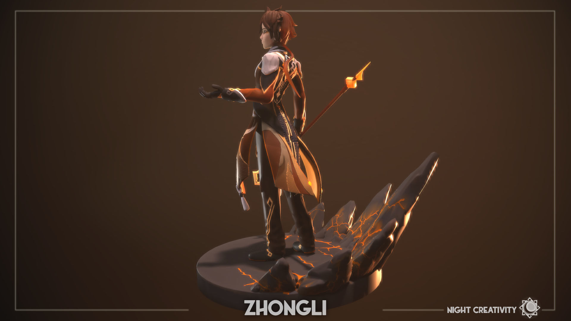 Zhongli - Genshin Impact 3D print model_5