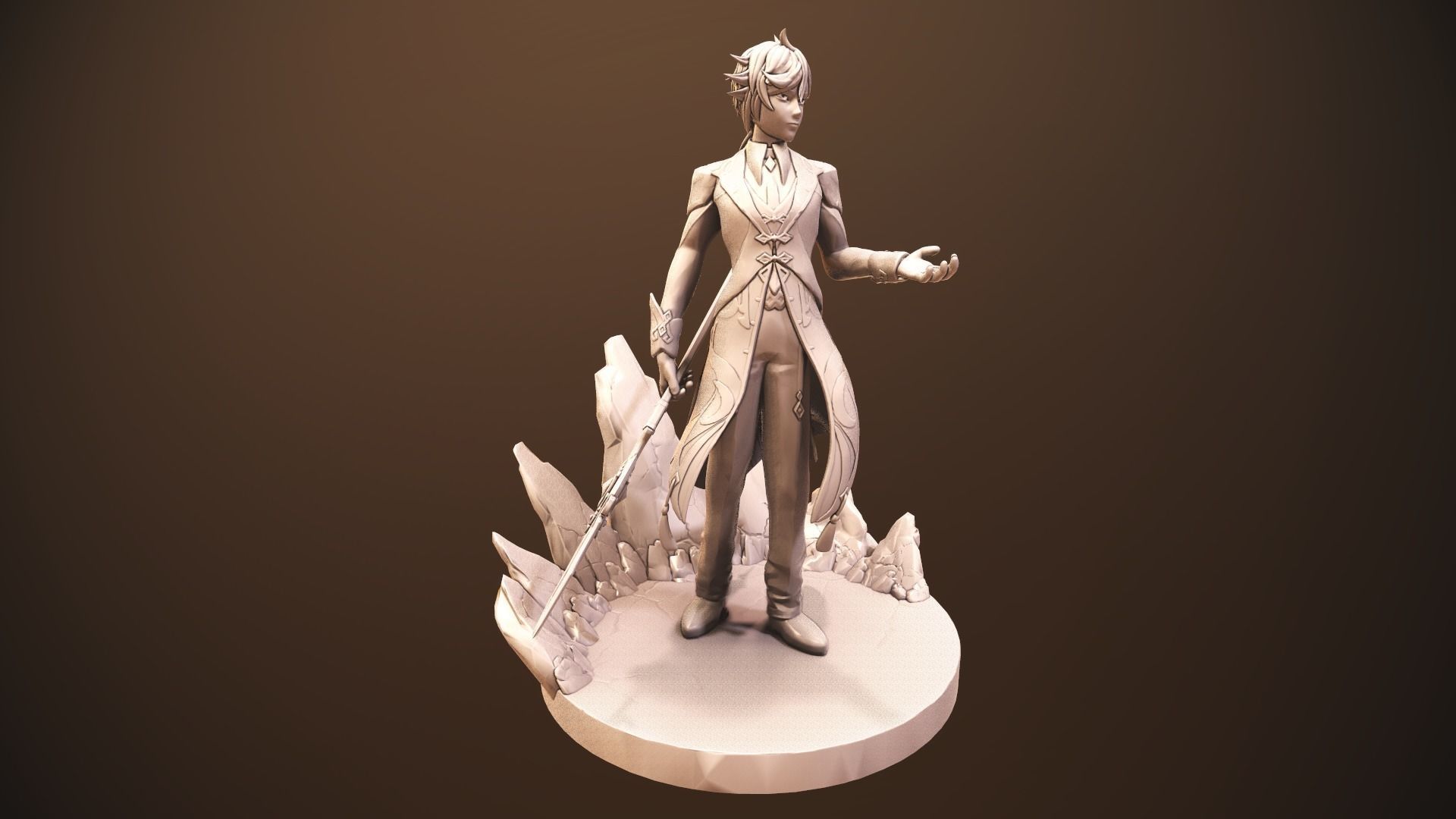 Zhongli - Genshin Impact 3D print model_10