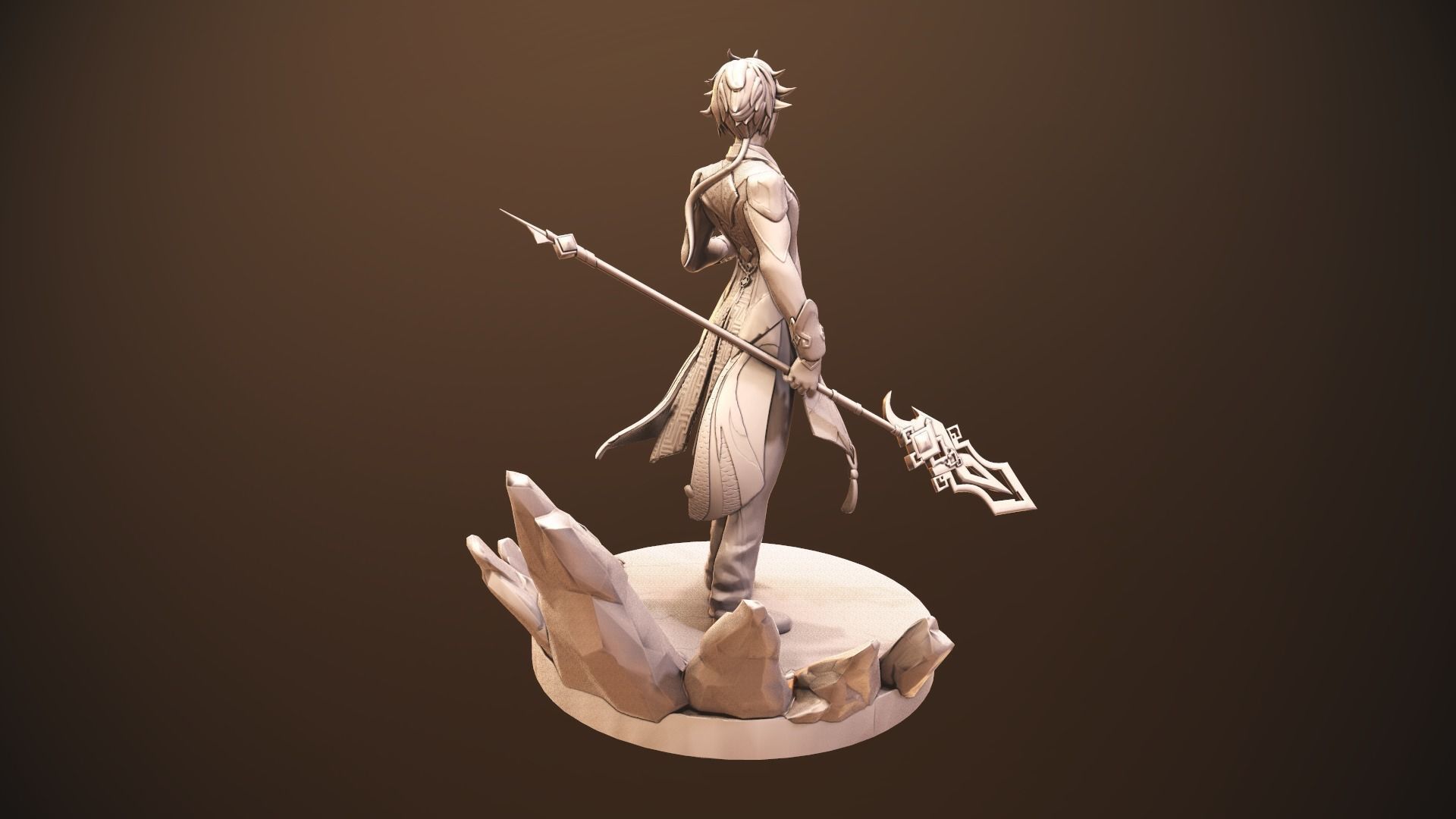 Zhongli - Genshin Impact 3D print model_15