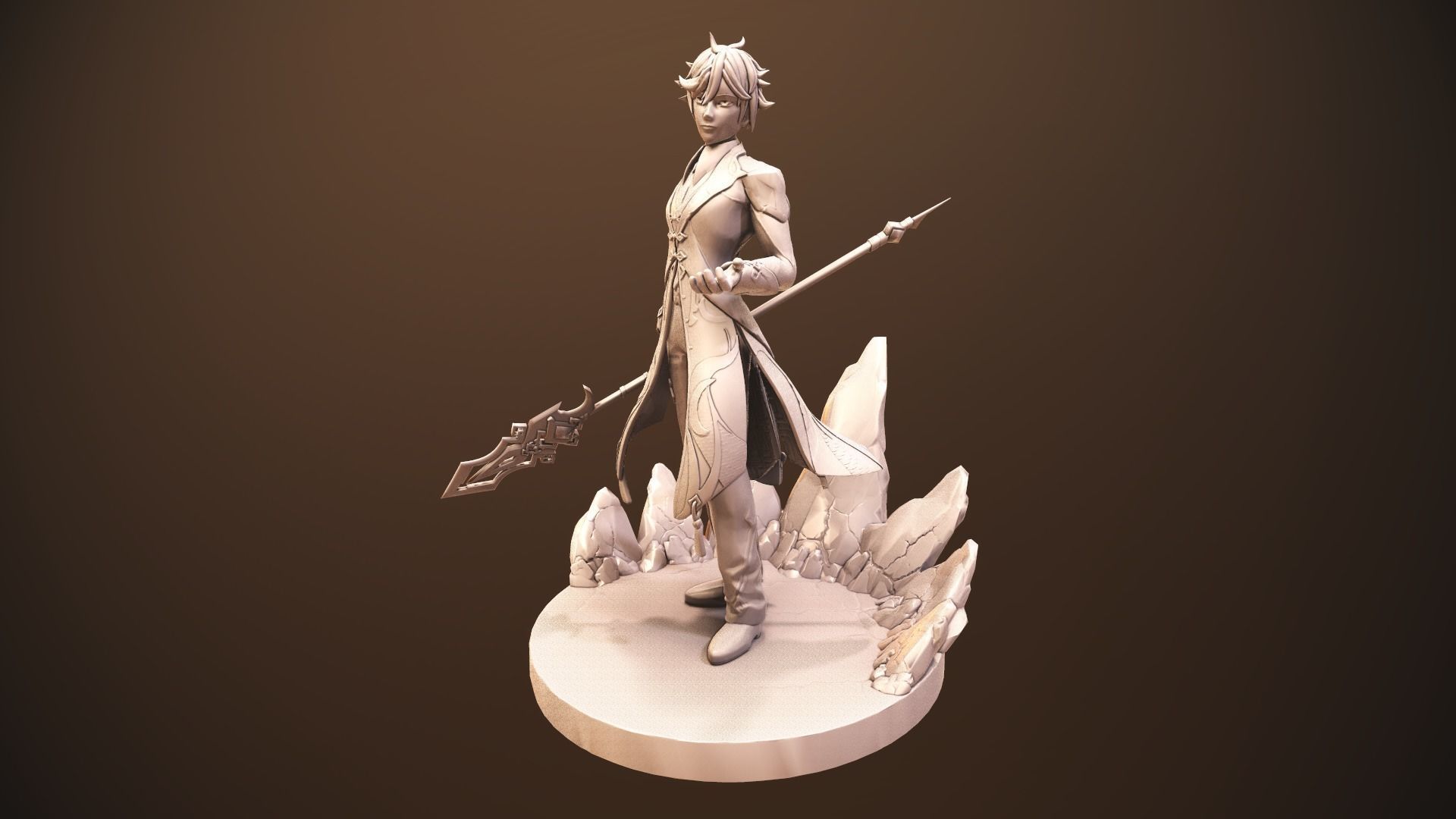 Zhongli - Genshin Impact 3D print model_14
