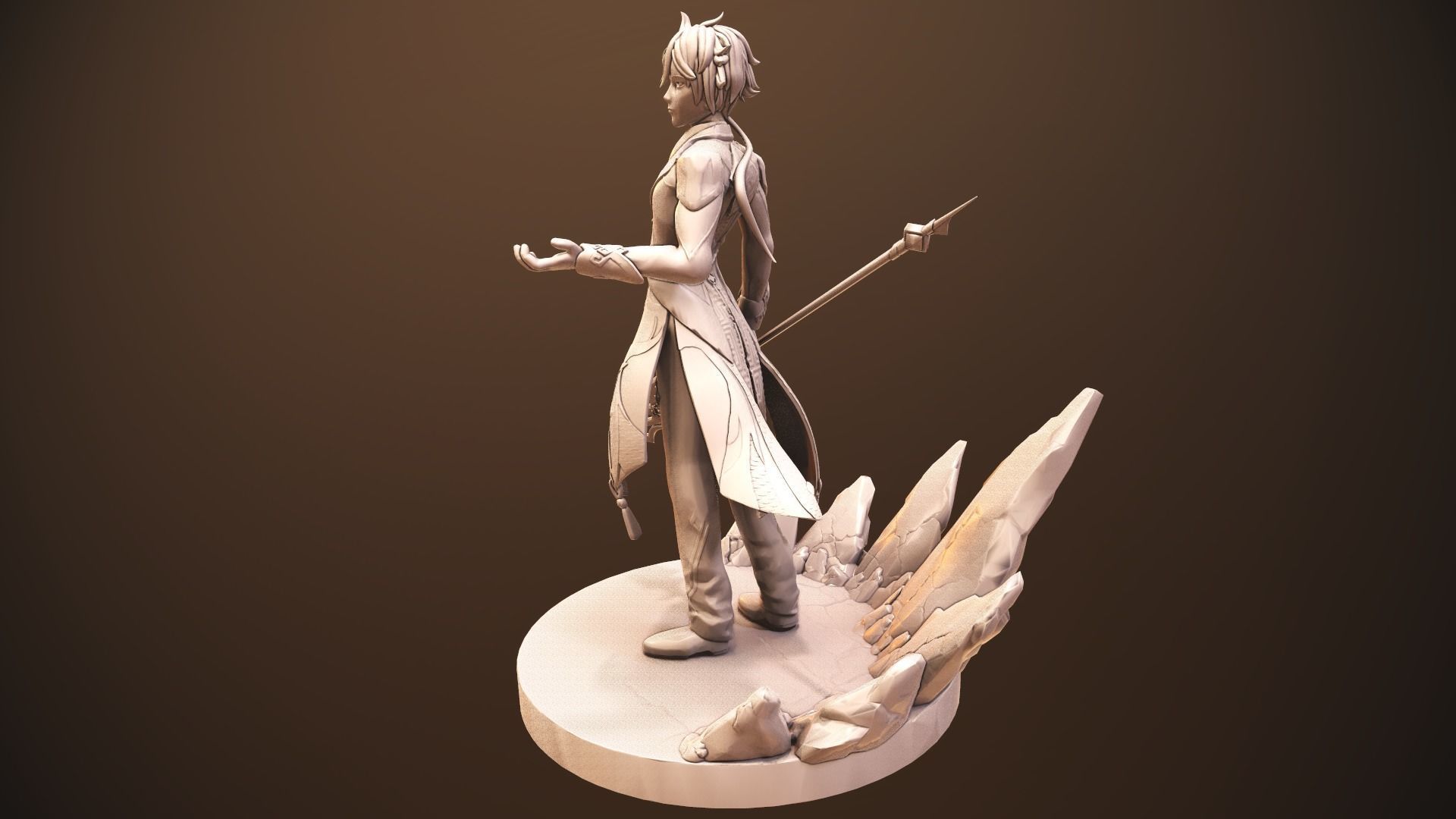 Zhongli - Genshin Impact 3D print model_13