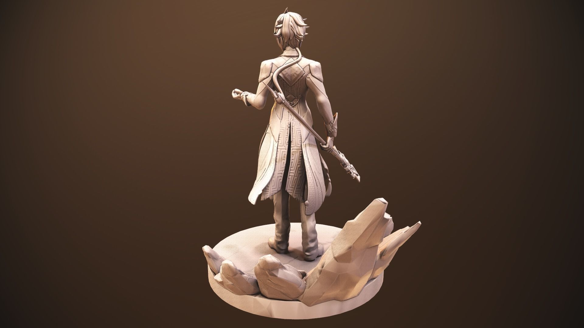 Zhongli - Genshin Impact 3D print model_9