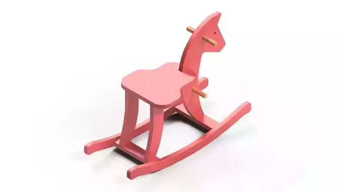 WOODEN SWING HORSE