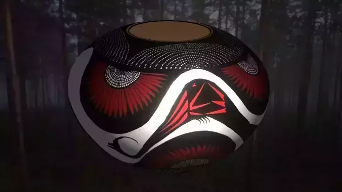 Native American Pottery 5 3D model