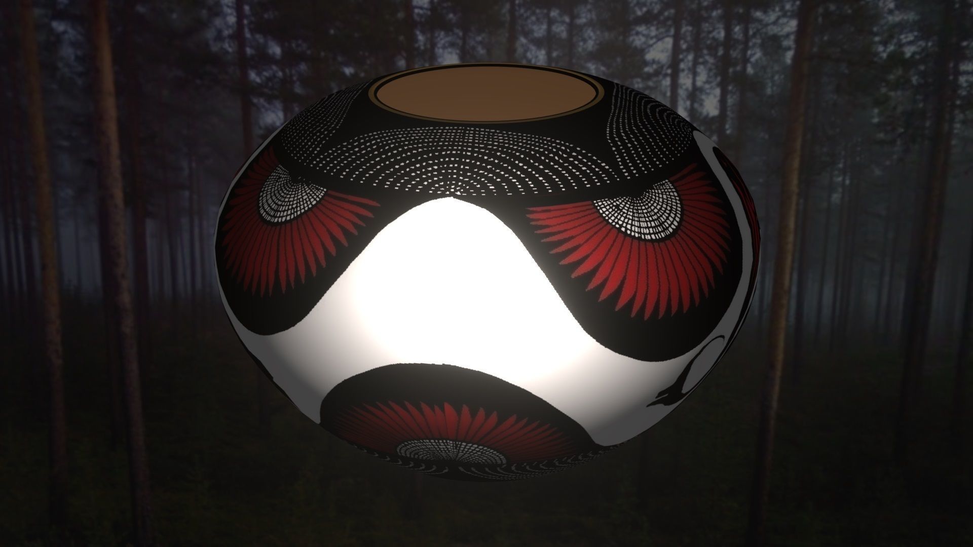 Native American Pottery 5 3D model_2