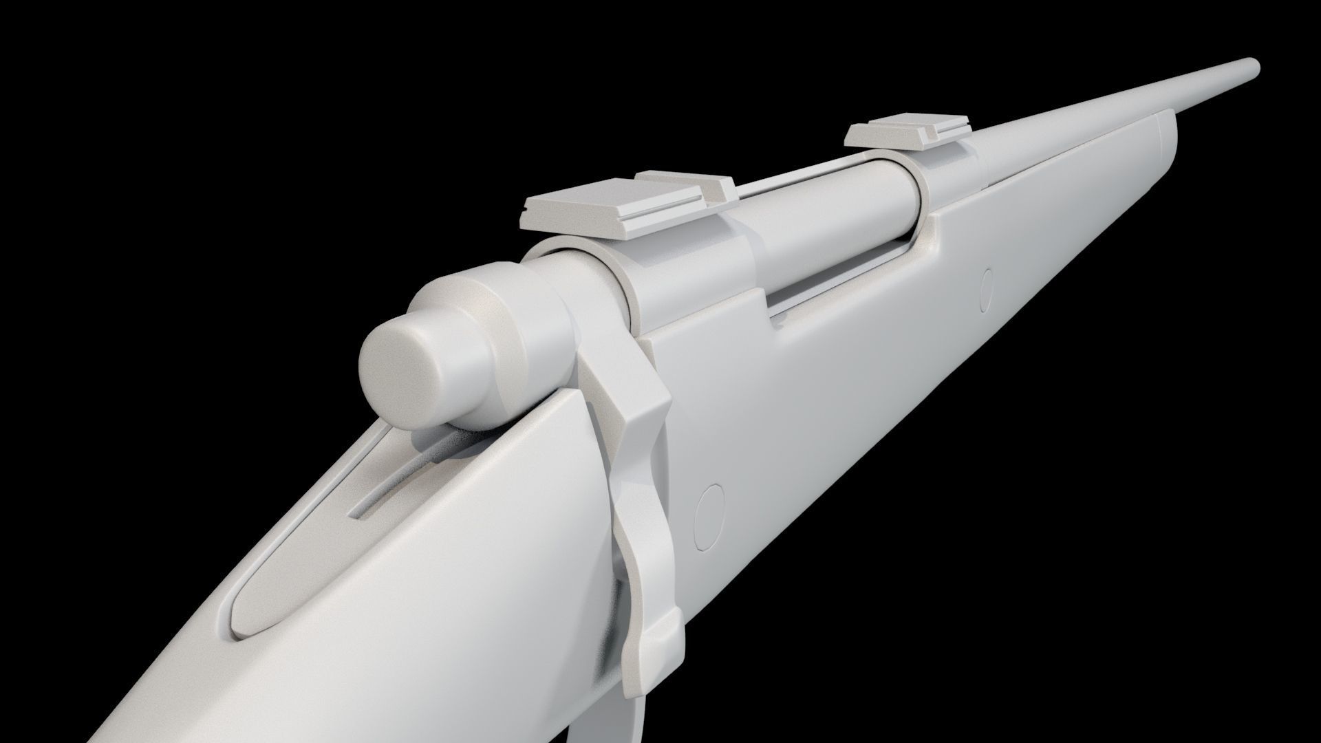 Hunting Rifle 3D model_4