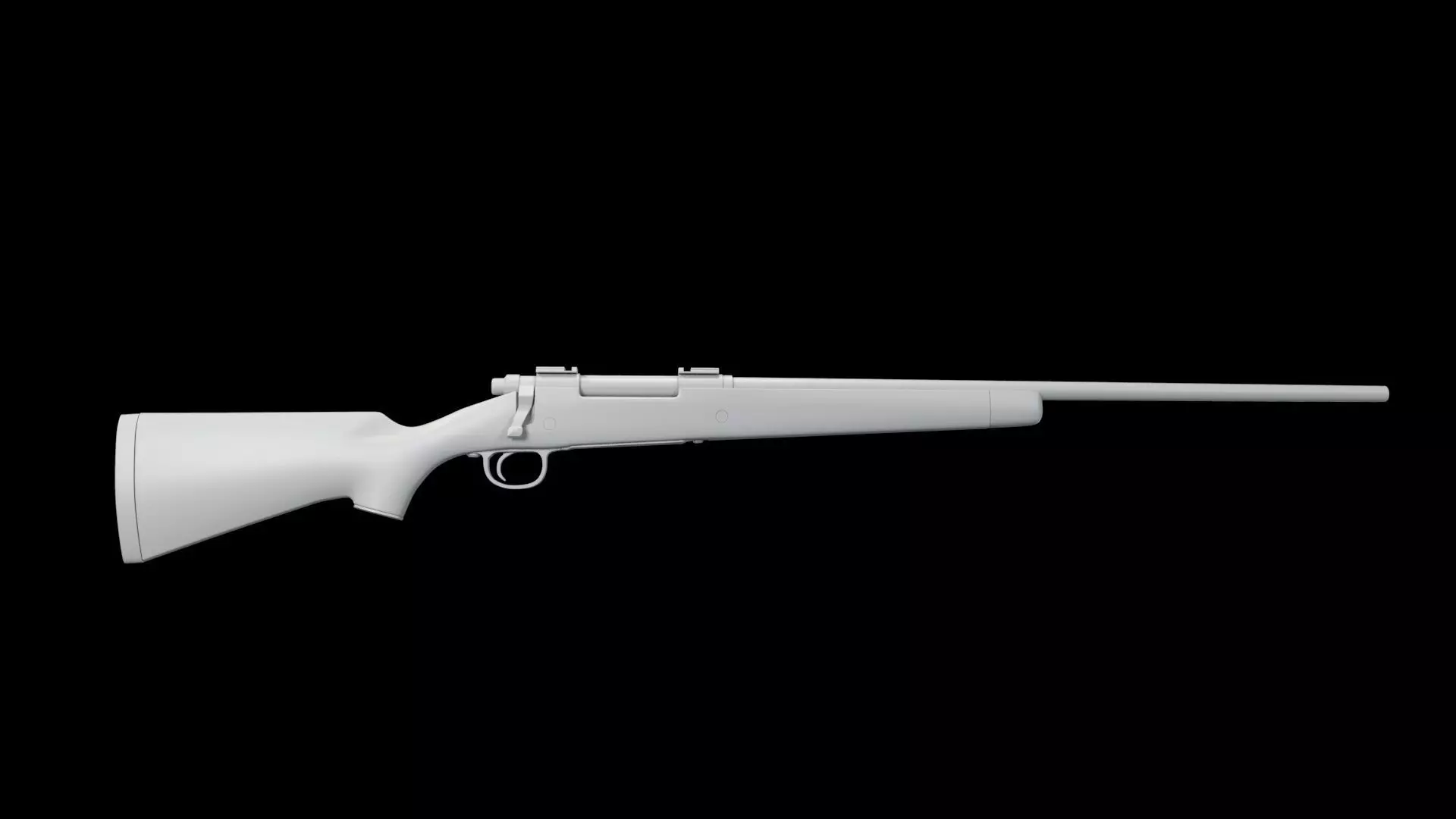 Hunting Rifle 3D model_0