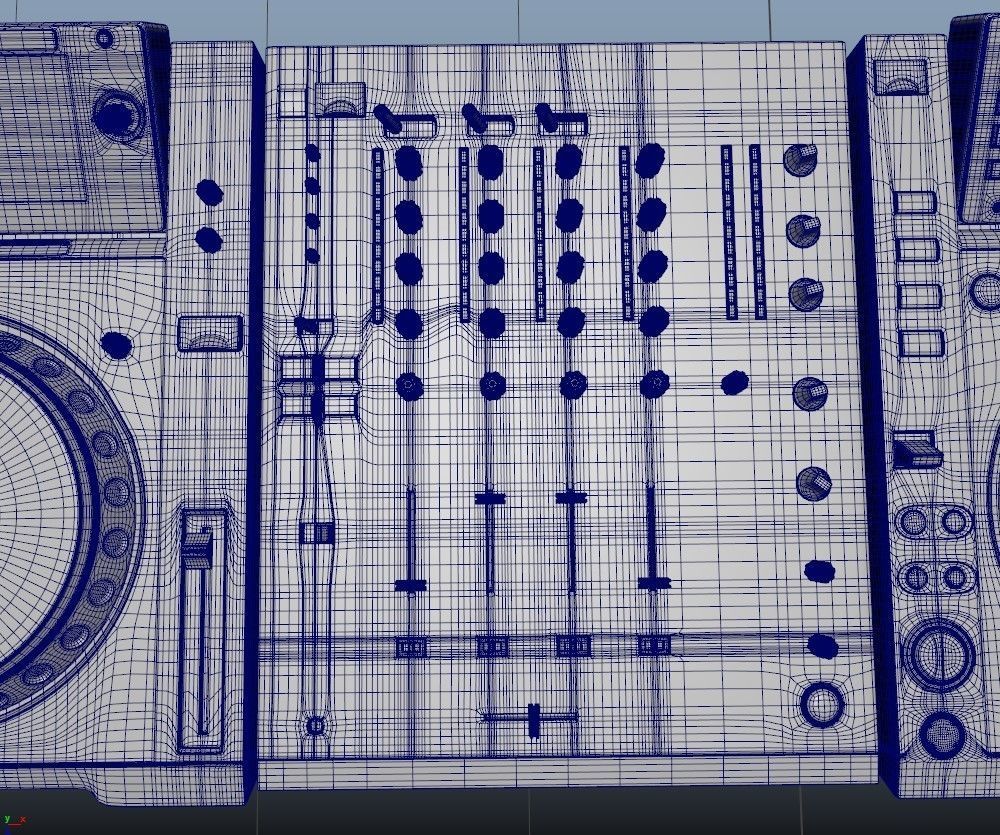 Pioneer Turn Table  3D model_2