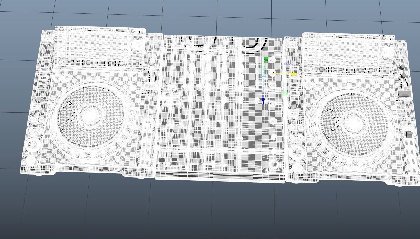Pioneer Turn Table  3D model_6