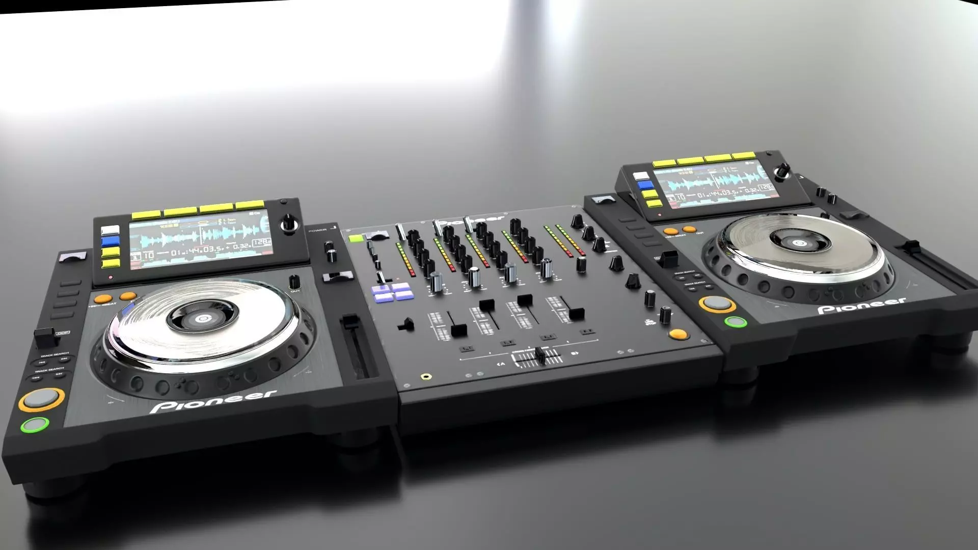 Pioneer Turn Table  3D model_0