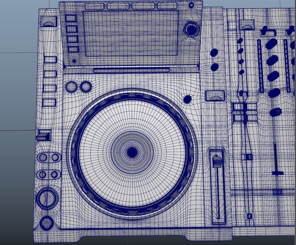 Pioneer Turn Table  3D model_1