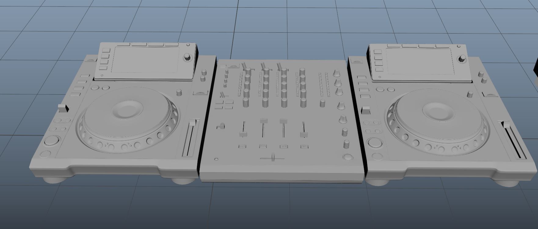 Pioneer Turn Table  3D model_4