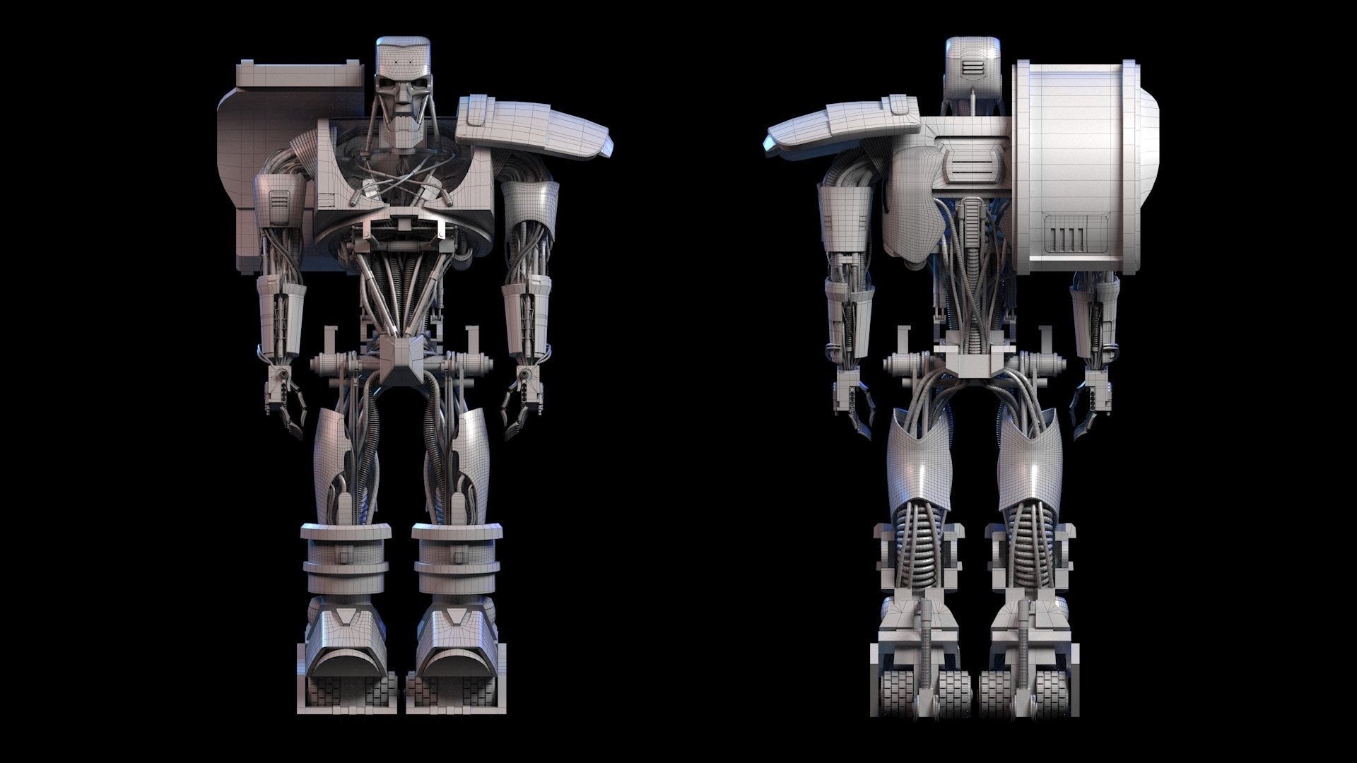 Robot ABC Warriors  3D model_5