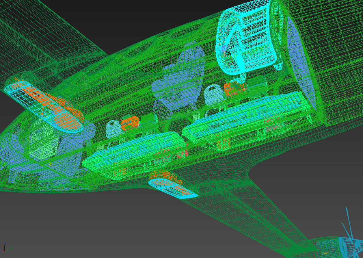  Medical Alice Eviation Electric Aircraft with Interior 3D model_28