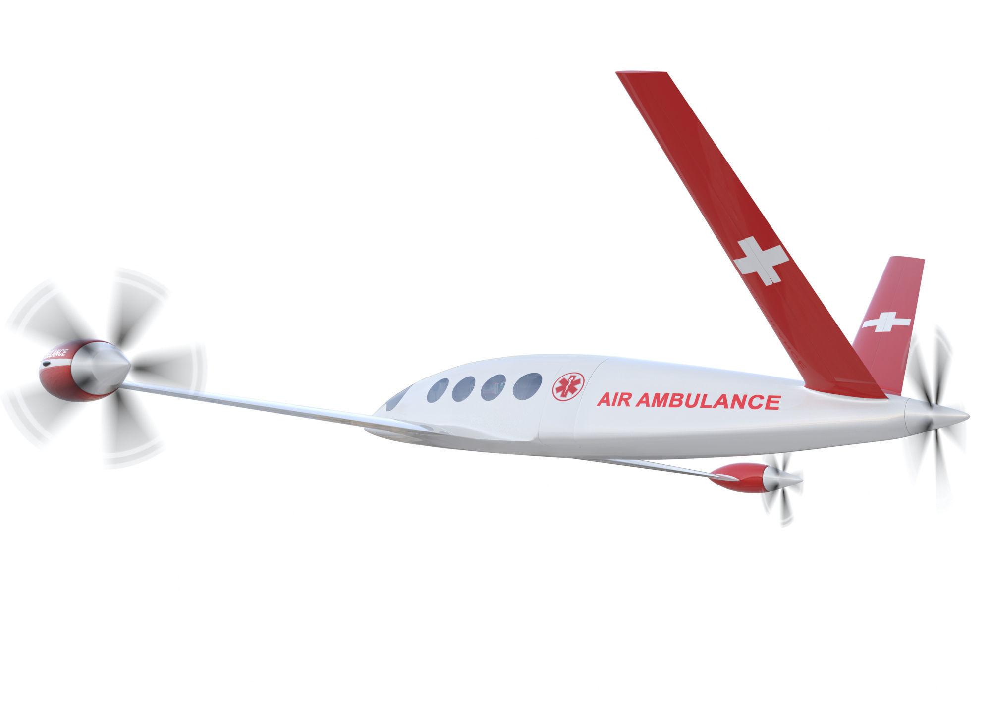  Medical Alice Eviation Electric Aircraft with Interior 3D model_18