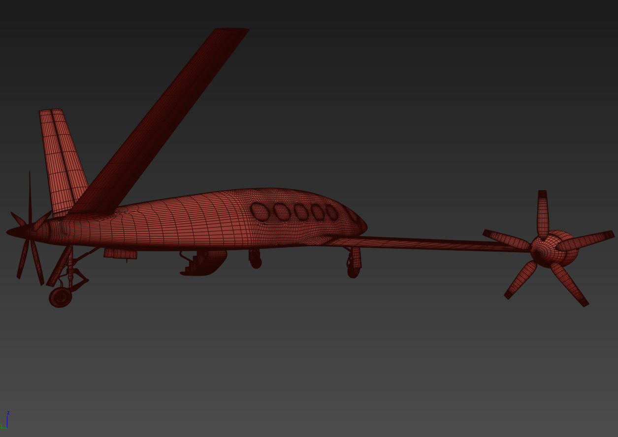  Medical Alice Eviation Electric Aircraft with Interior 3D model_24