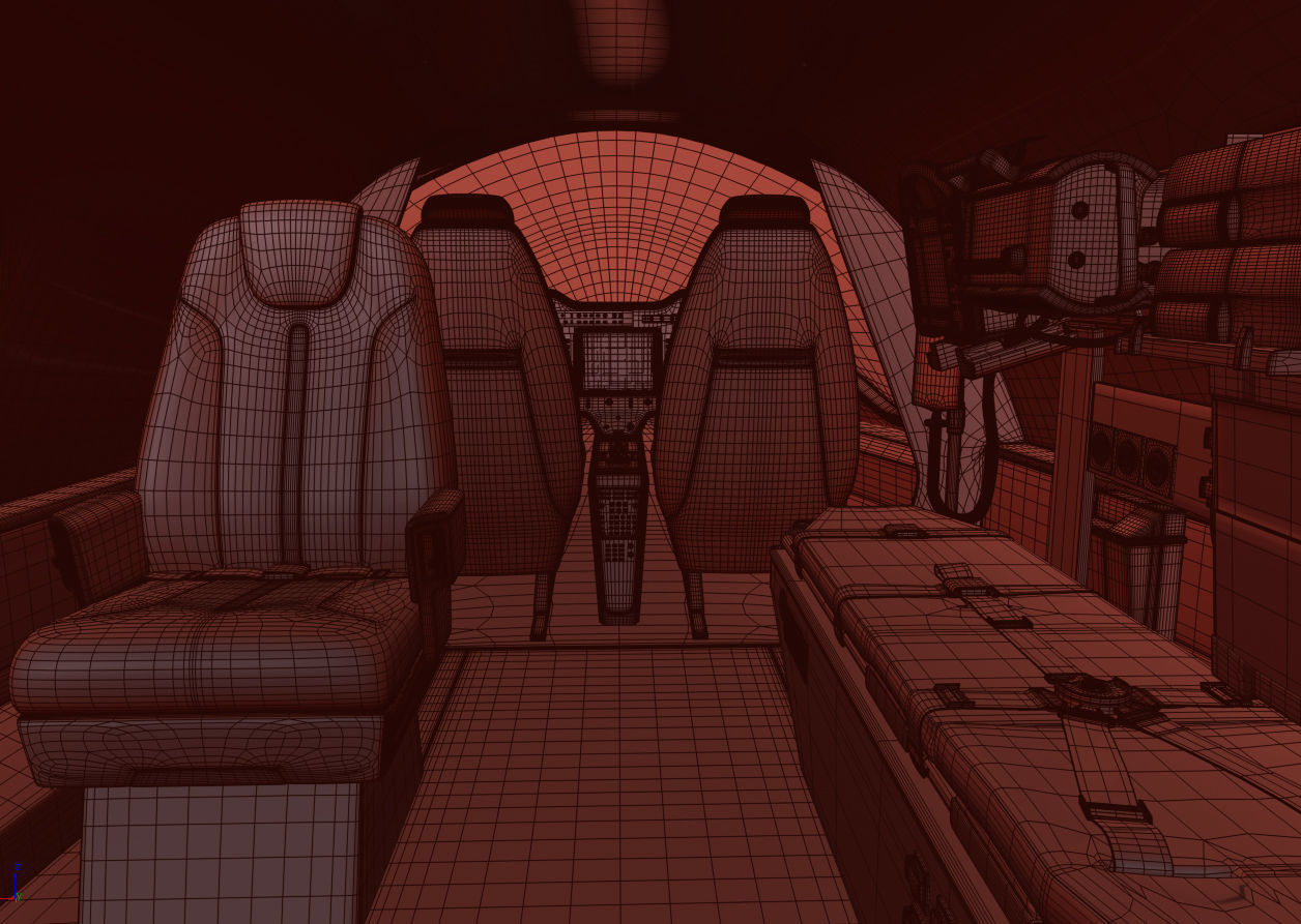  Medical Alice Eviation Electric Aircraft with Interior 3D model_35