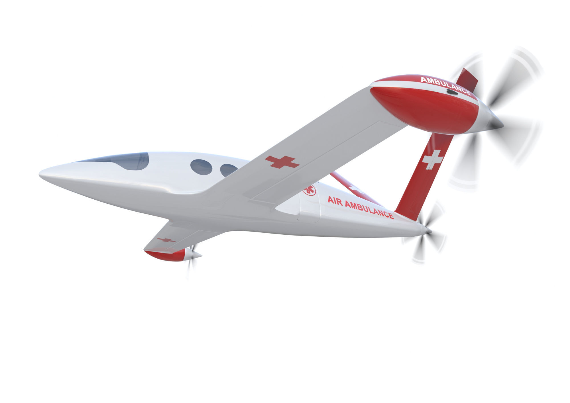  Medical Alice Eviation Electric Aircraft with Interior 3D model_17