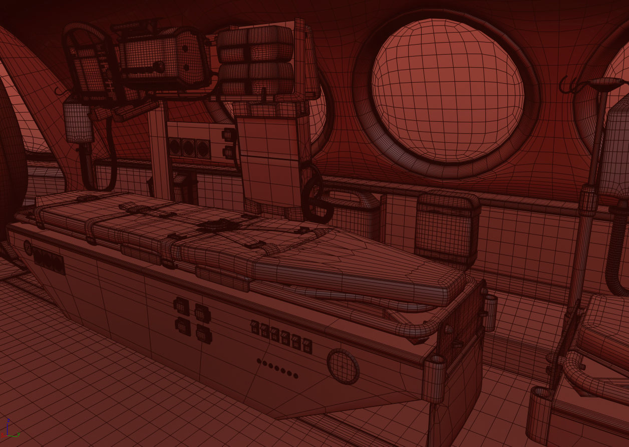  Medical Alice Eviation Electric Aircraft with Interior 3D model_36