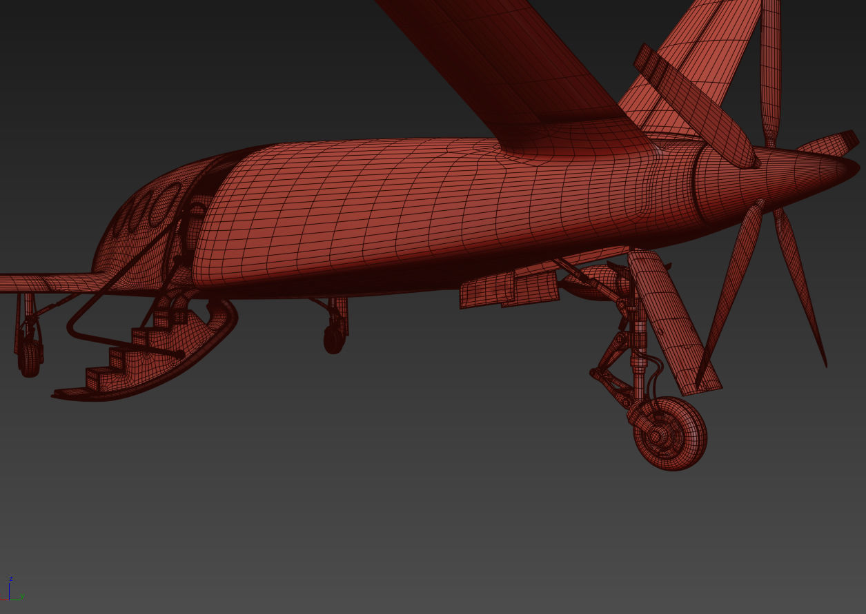  Medical Alice Eviation Electric Aircraft with Interior 3D model_29