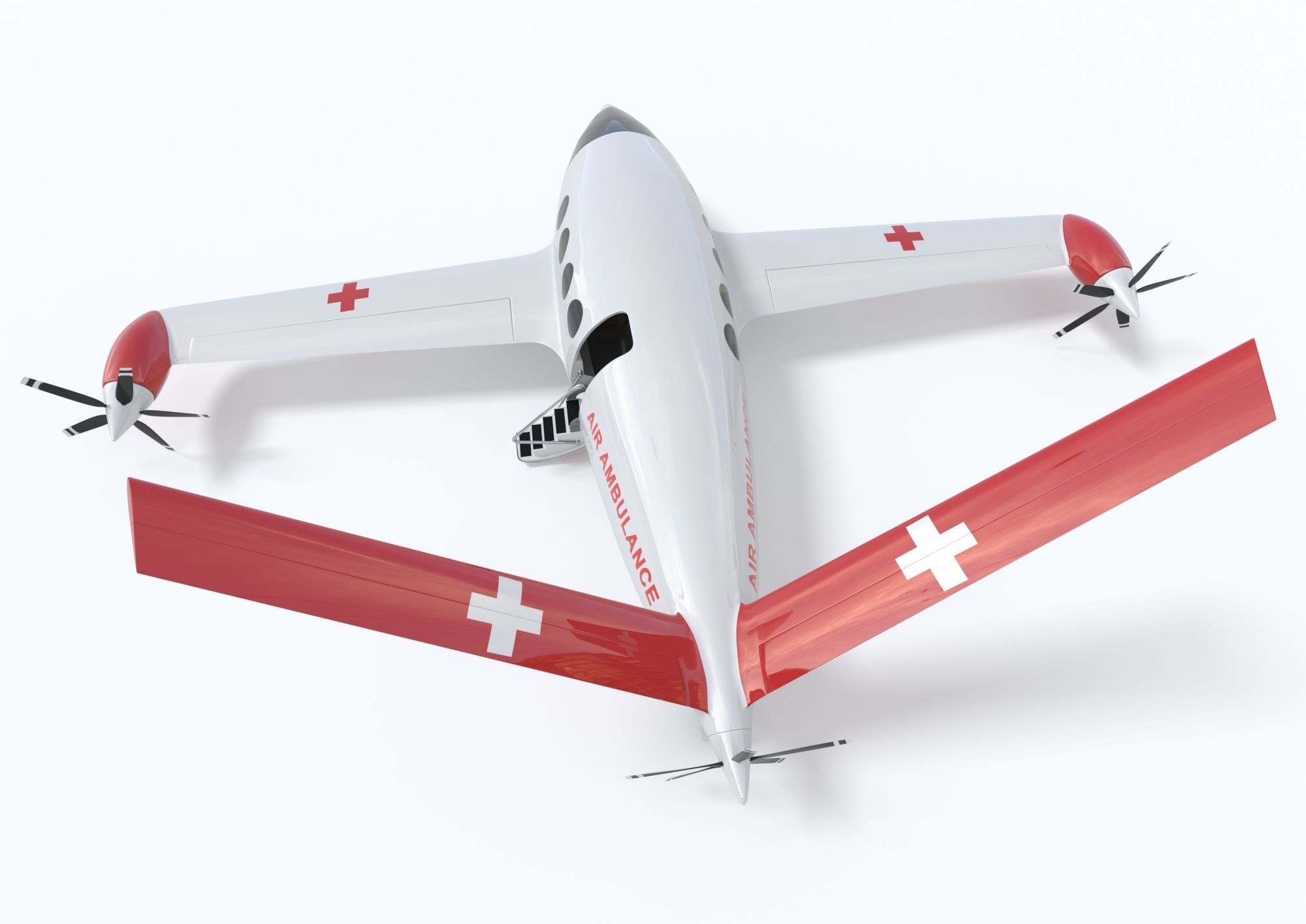  Medical Alice Eviation Electric Aircraft with Interior 3D model_15
