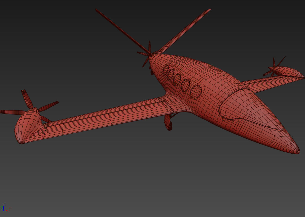  Medical Alice Eviation Electric Aircraft with Interior 3D model_42