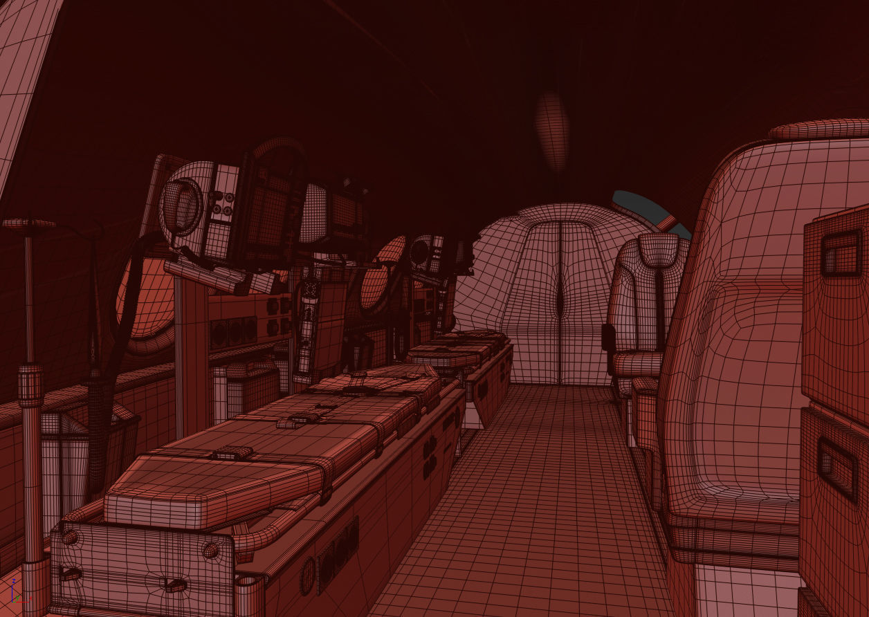  Medical Alice Eviation Electric Aircraft with Interior 3D model_37