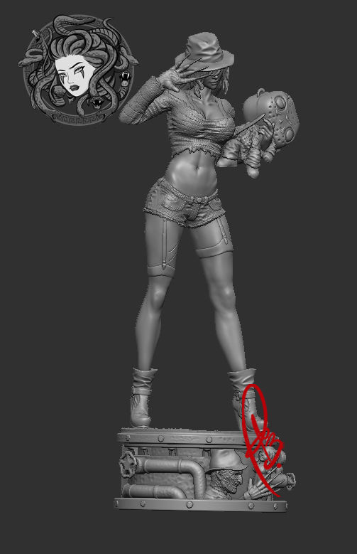 FREDDY KRUEGER FEMALE BY CREATIVE GEEK MB 3D print model_6