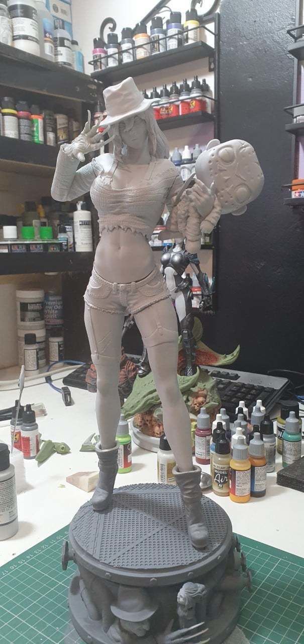 FREDDY KRUEGER FEMALE BY CREATIVE GEEK MB 3D print model_2