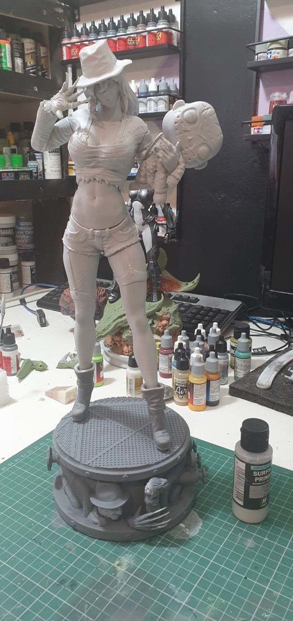 FREDDY KRUEGER FEMALE BY CREATIVE GEEK MB 3D print model_1