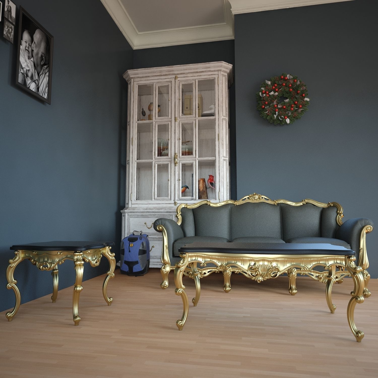 Interior Sofa Set  35 - For CNC and Interior 4 in 1 3D model_2