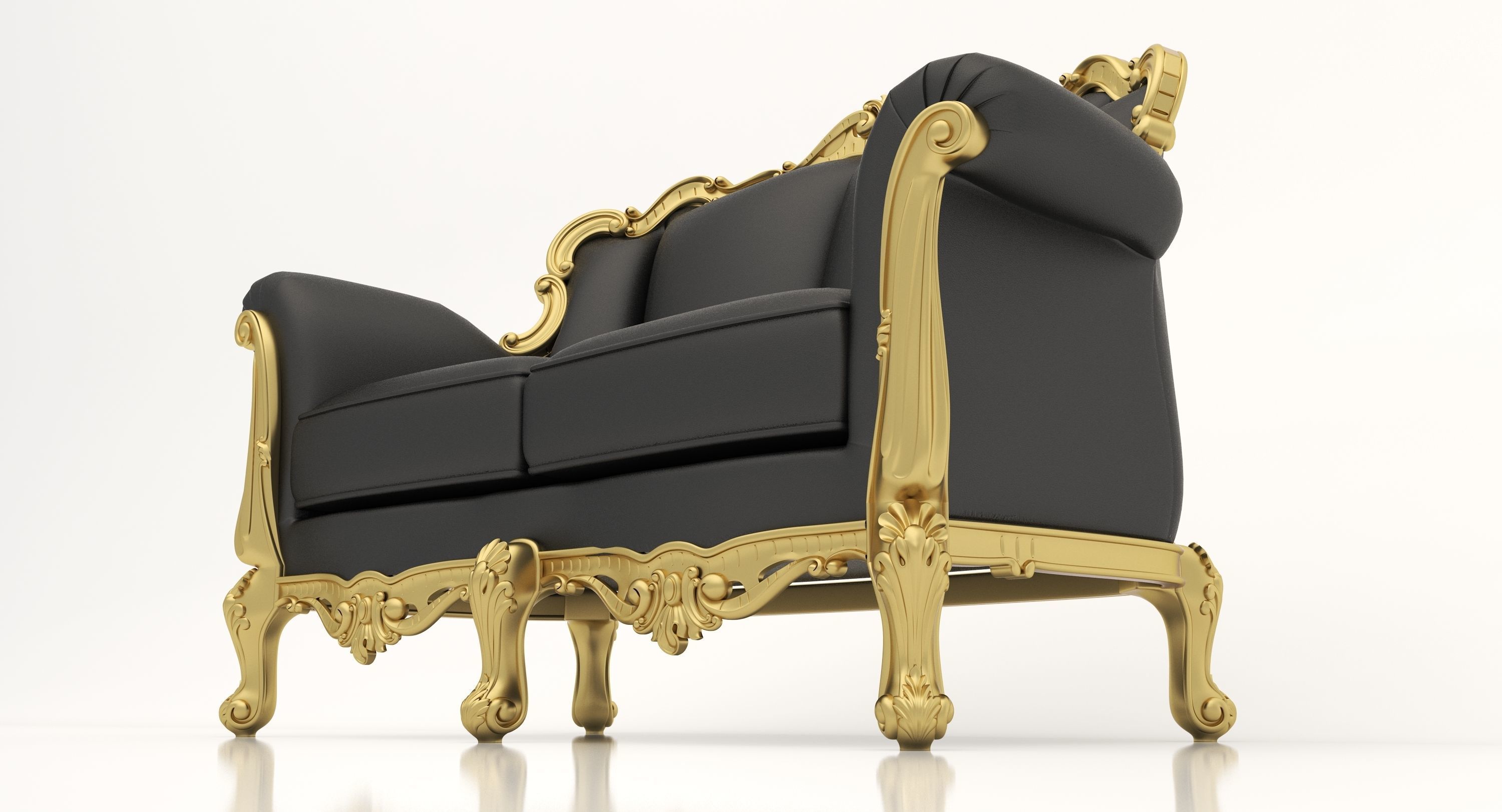 Interior Sofa Set  35 - For CNC and Interior 4 in 1 3D model_15