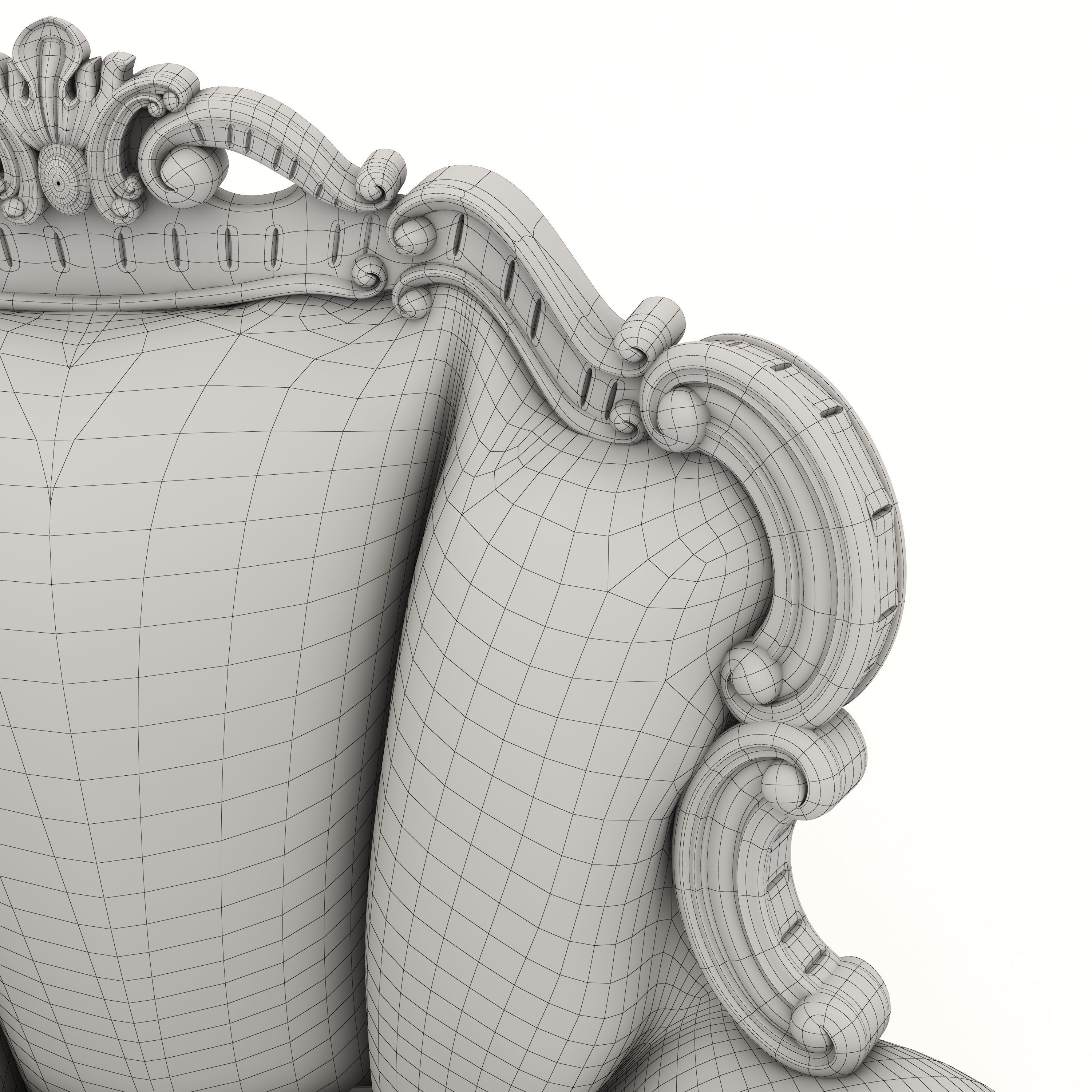 Interior Sofa Set  35 - For CNC and Interior 4 in 1 3D model_12