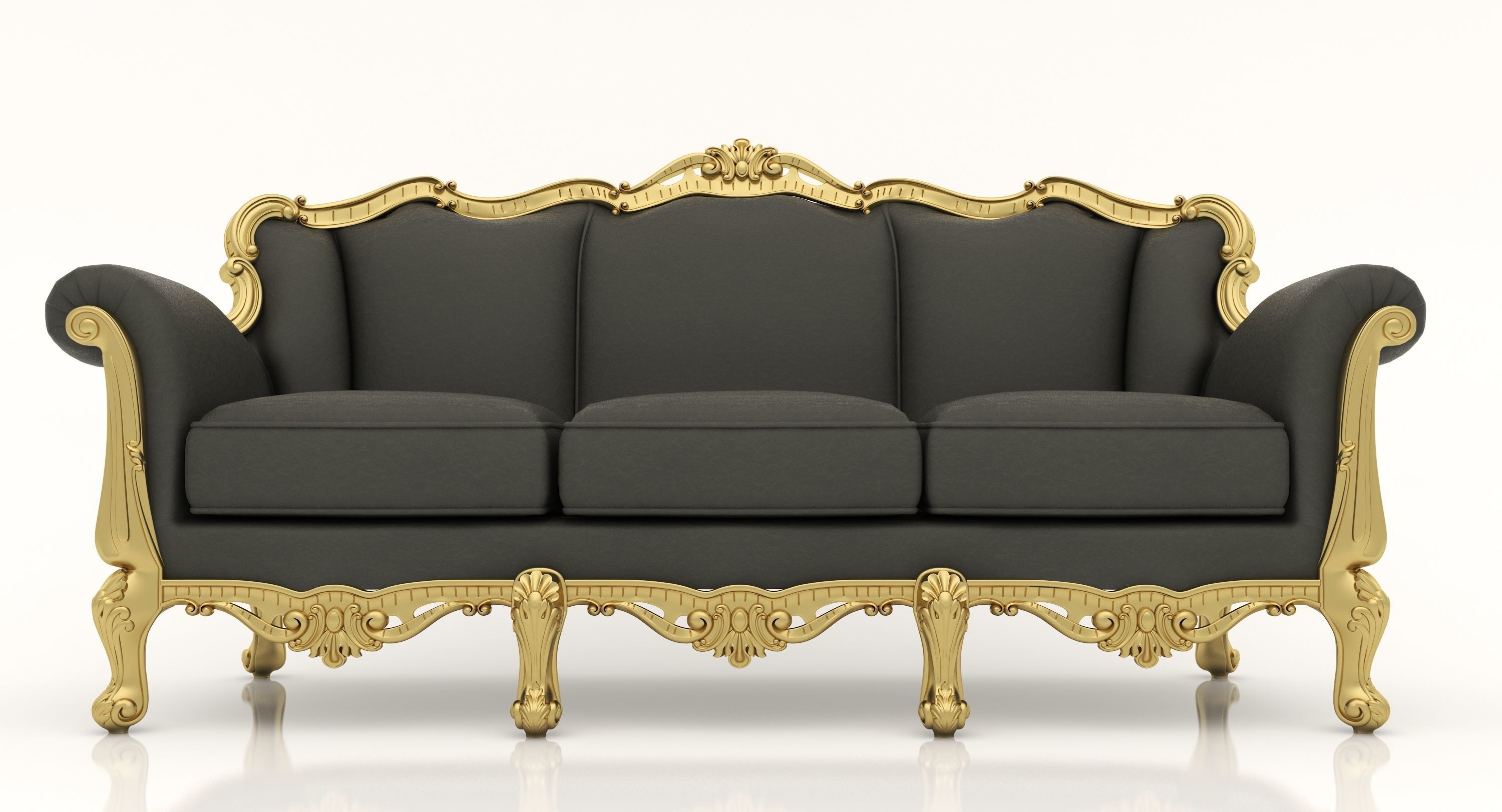 Interior Sofa Set  35 - For CNC and Interior 4 in 1 3D model_19