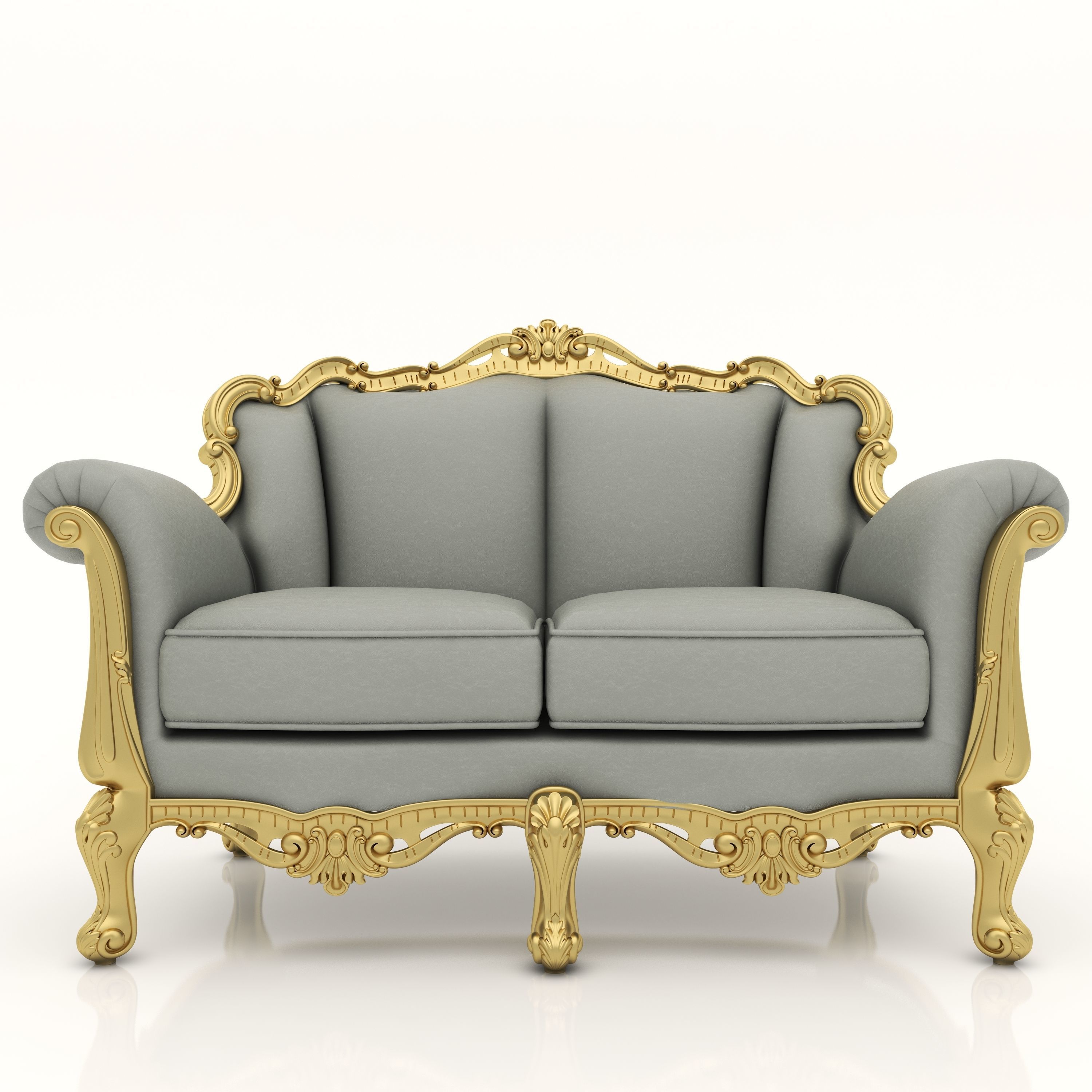 Interior Sofa Set  35 - For CNC and Interior 4 in 1 3D model_14