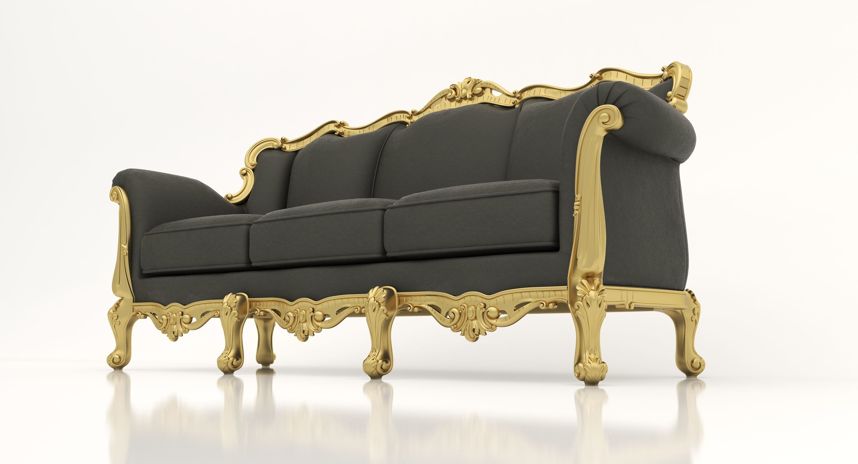 Interior Sofa Set  35 - For CNC and Interior 4 in 1 3D model_20